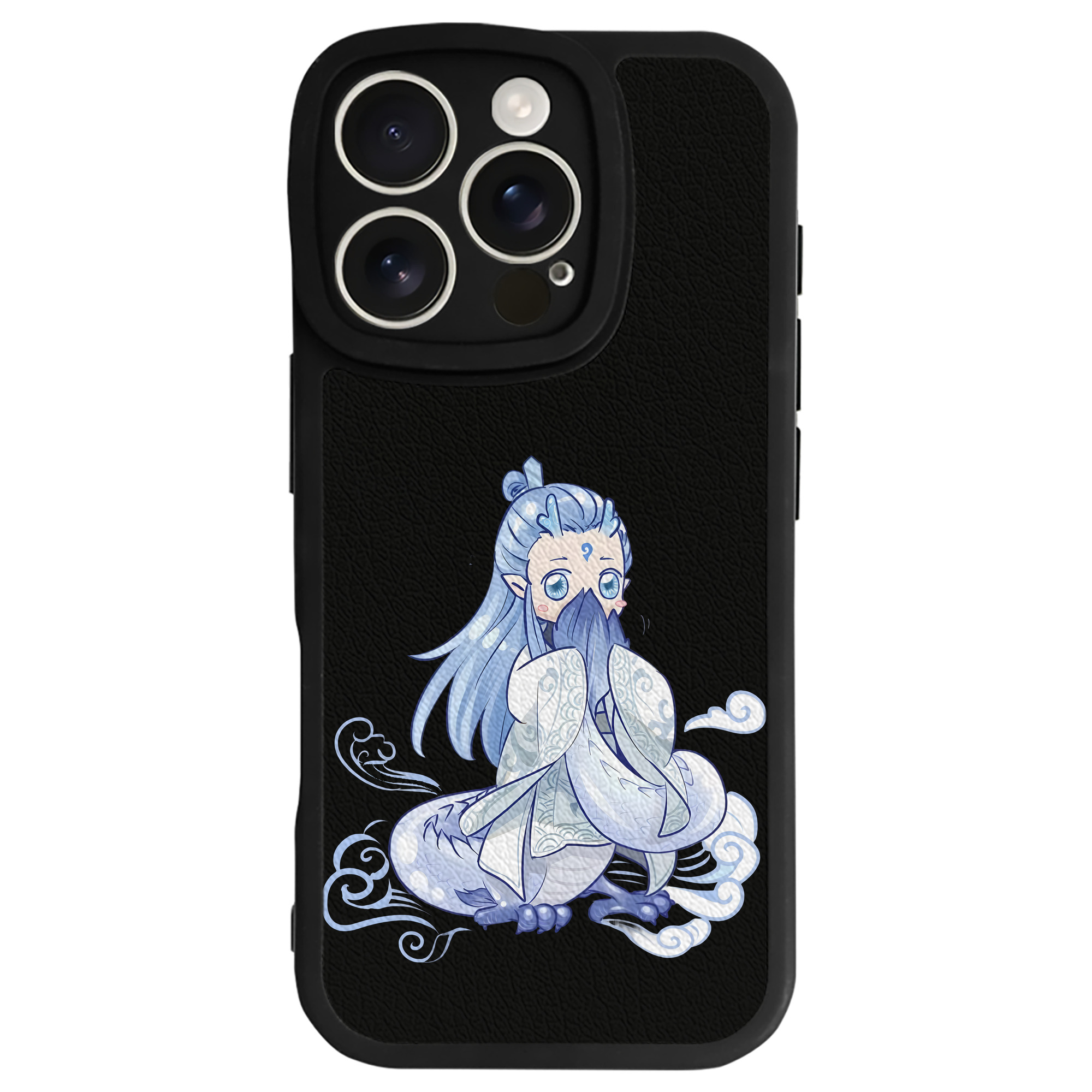 （画像用） Ne Zha 2 ナタ 魔童の大暴れ 【iPhone 16シリーズ対応】シリコンスマホケース（レザー調） 材質：シリコン